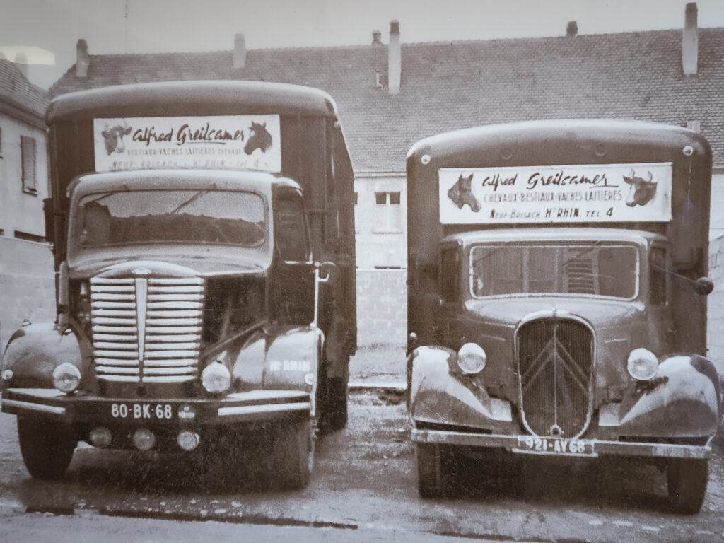 Les premiers camions Greilsammer